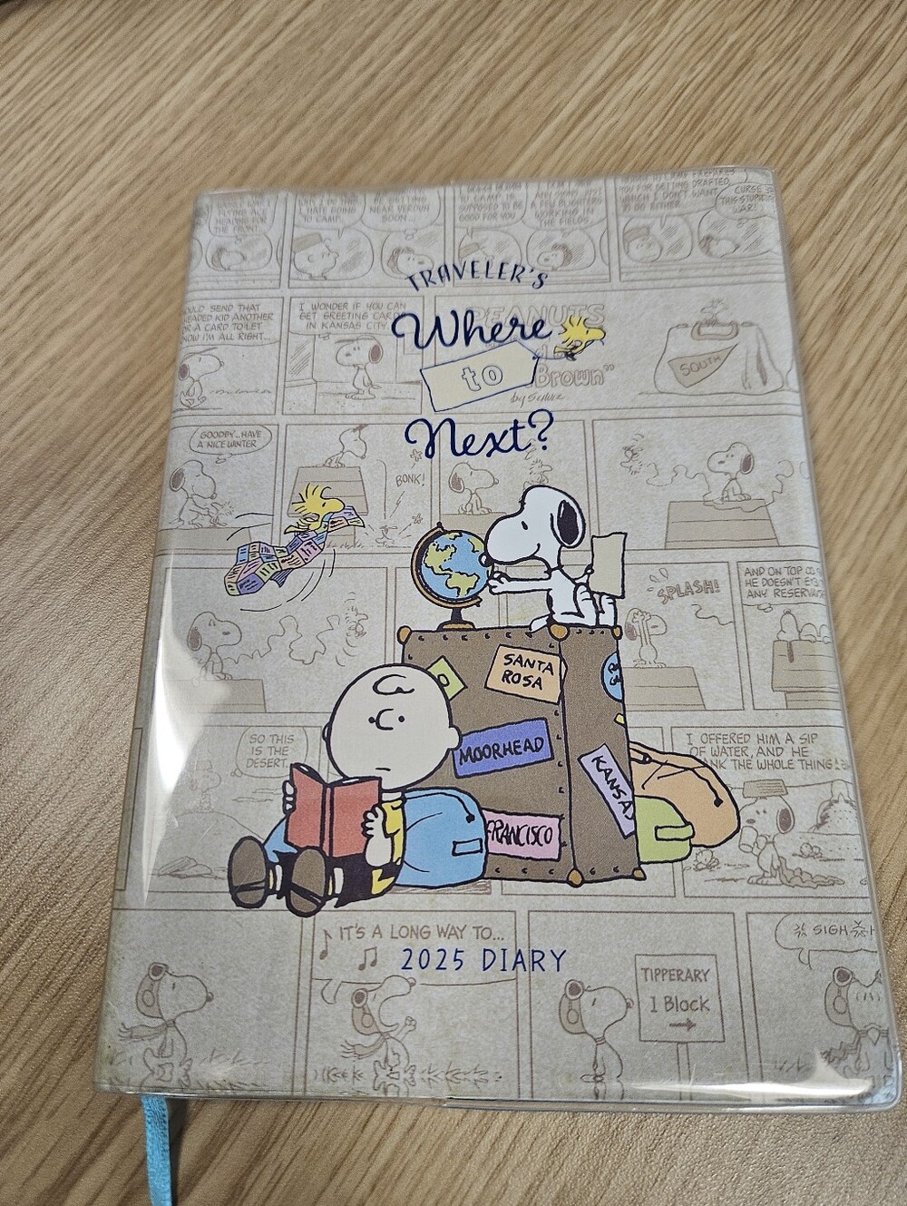 Peanuts Snoopy Traveler's Diary/Comic strip Notebook **READ